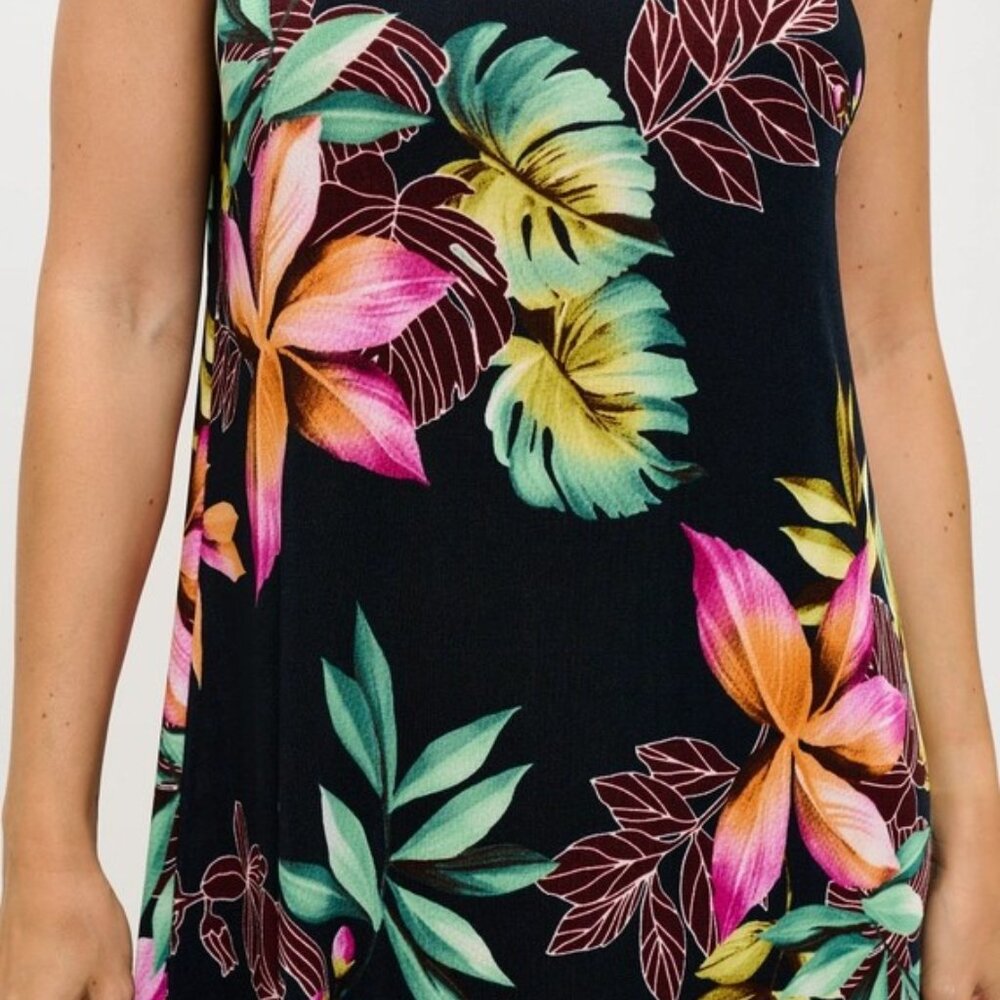 Jostar Multi Color Floral Long Dress.